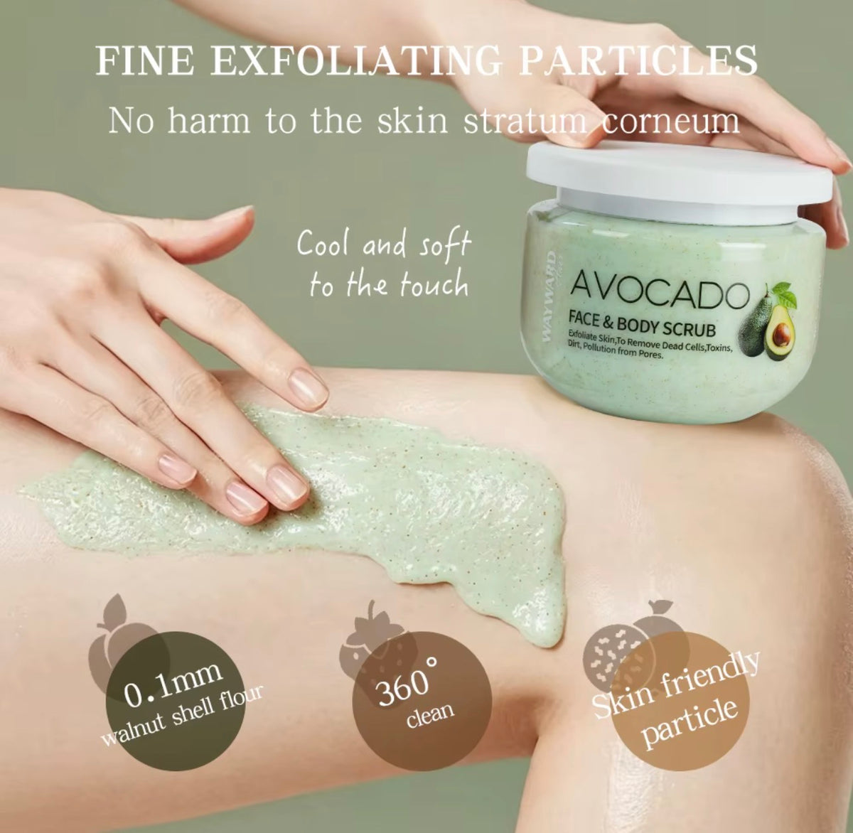 Face and body scrub