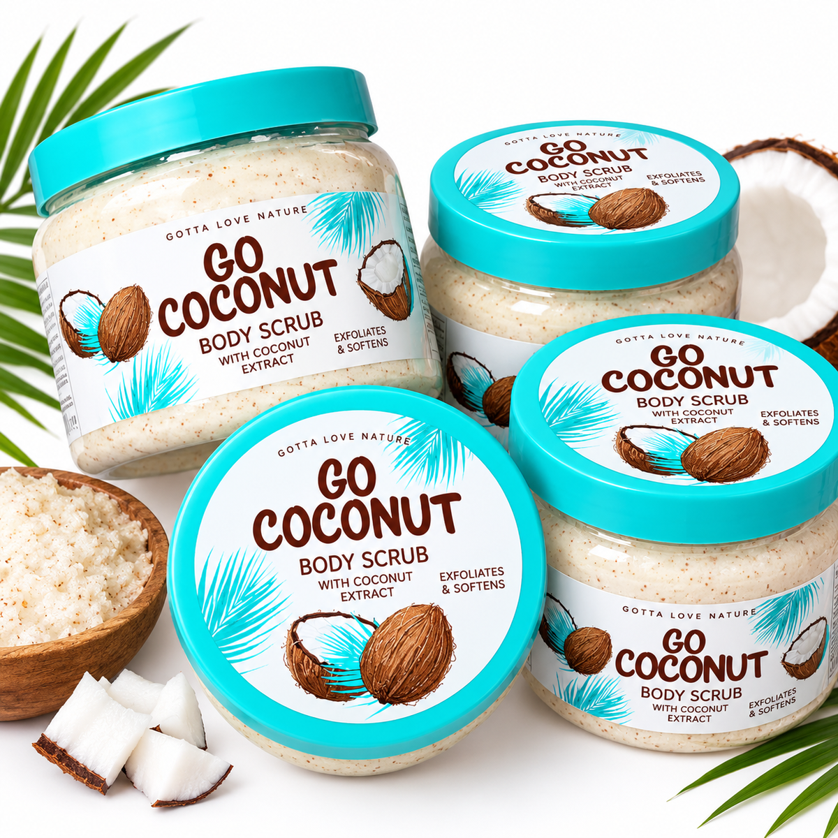 Gommage pour le corps à base de coco